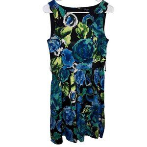 Maurices Womens Multicolor Floral Sleeveless Dress Size 7 With Back Zipper